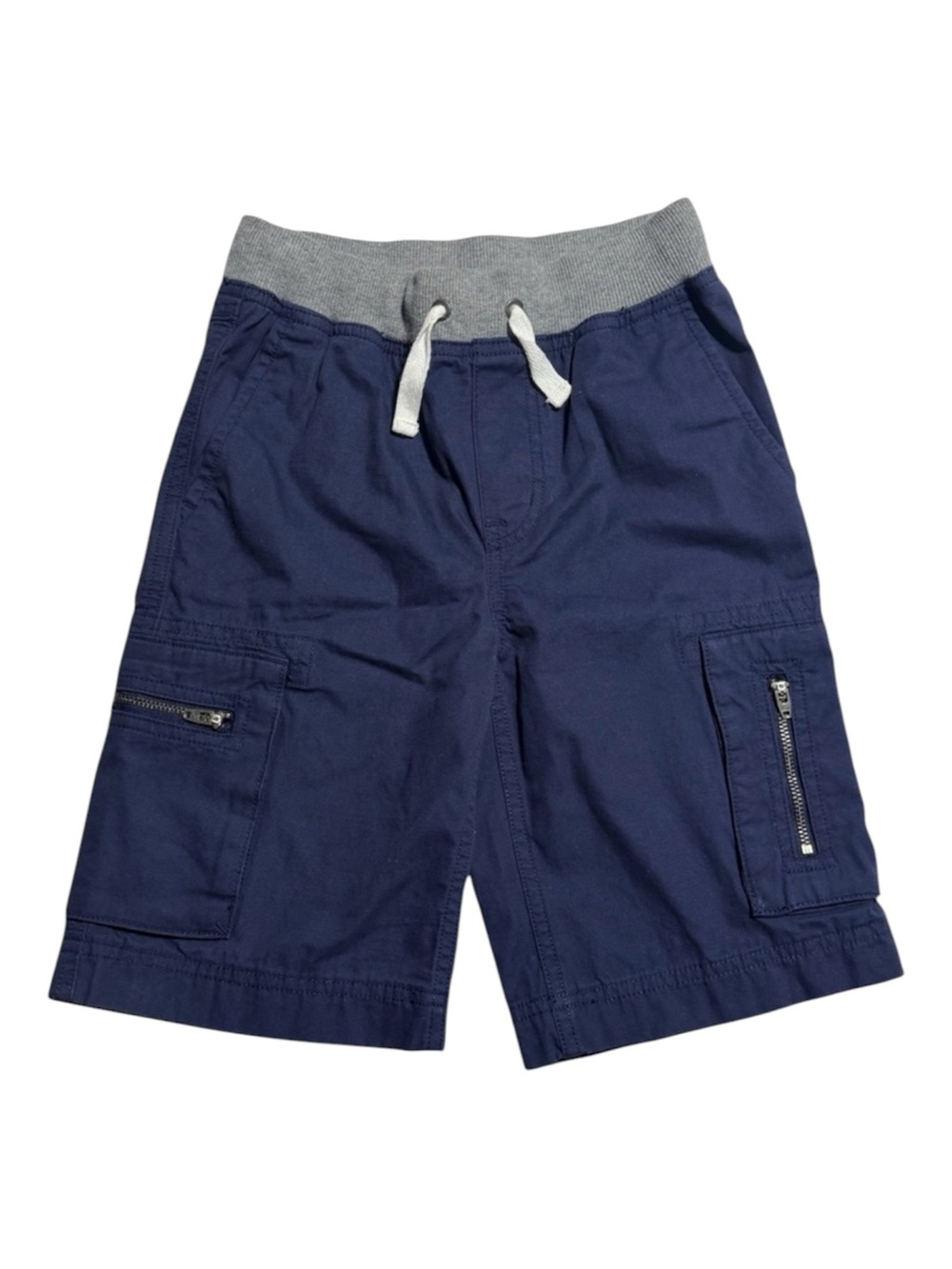 NEW! Hanna Andersson navy blue zippered pocket cargo shorts 120cm/6-7 years